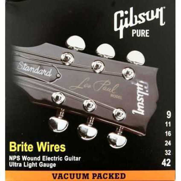 Gibson SEG-700UL Brite Wires Elektro Gitar Teli (9-42)