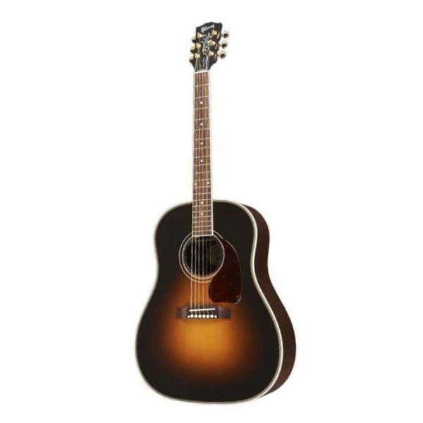 Gibson J-45 Custom Elektro Akustik Gitar (Vintage Sunburst)