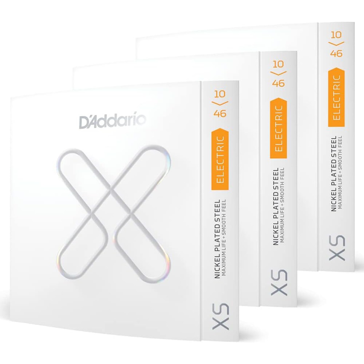 D'addario XSE1046 Nikel Kaplamalı Regular Light Elektro Gitar Teli (3'lü Paket Set)