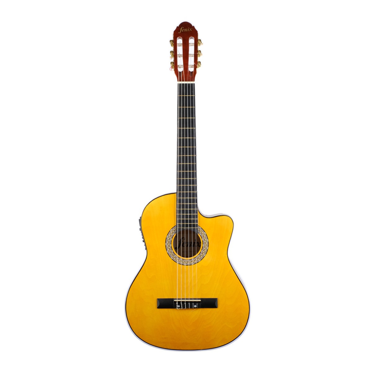 [Outlet] Fenix FX-CG851CENT Cutaway Elektro Klasik Gitar (Natural)(ol 24-24120)