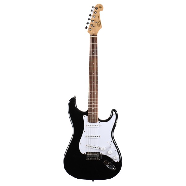 [Outlet] SX Stratocaster Elektro Gitar (Siyah)(ol 24-24110)