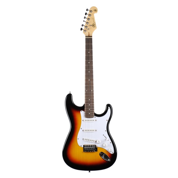 [Outlet] SX Stratocaster Elektro Gitar (3-Tone Sunburst) (ol 24-24103)