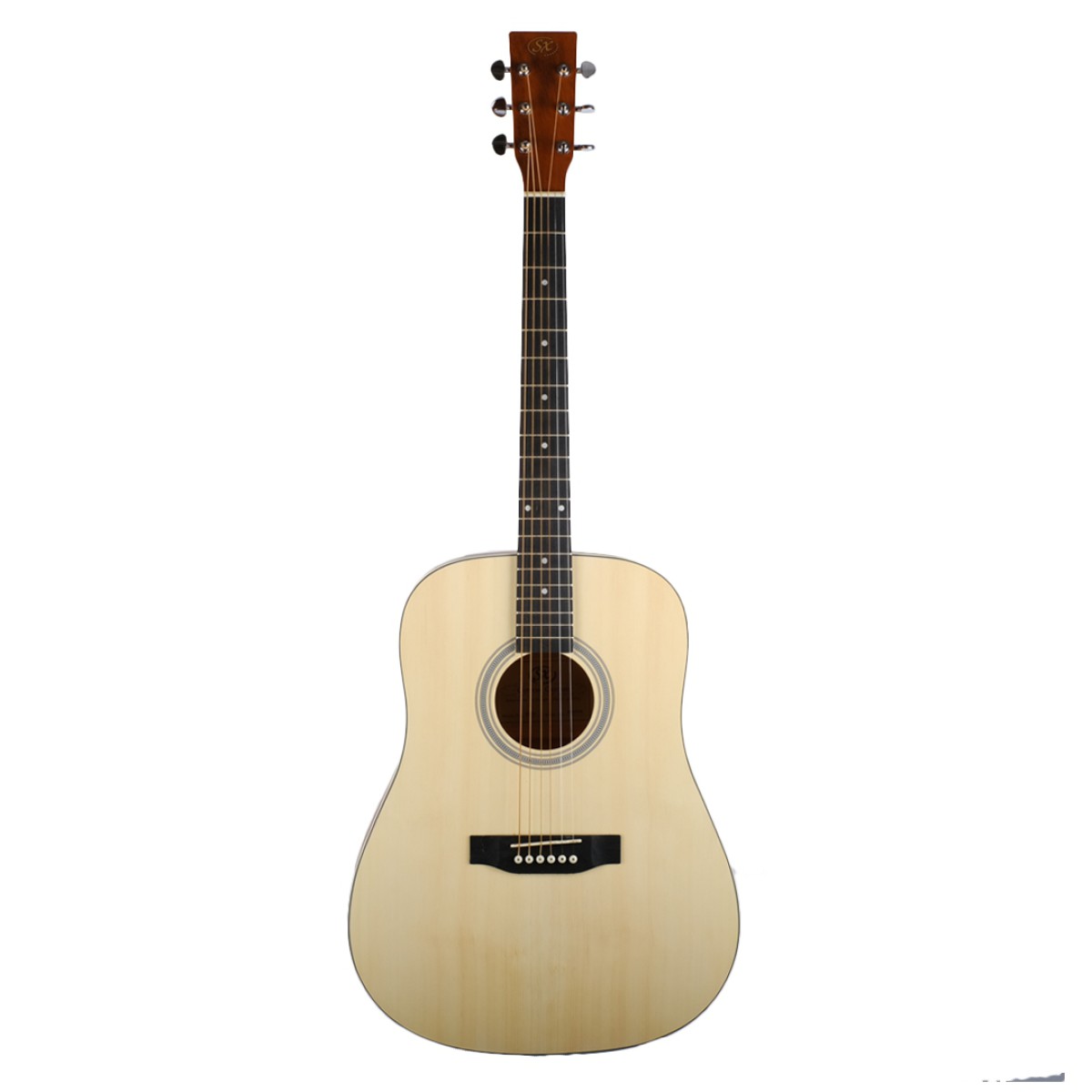 [Outlet] SX SD204 Dreadnought Akustik Gitar (Natural)(ol 24-24084)