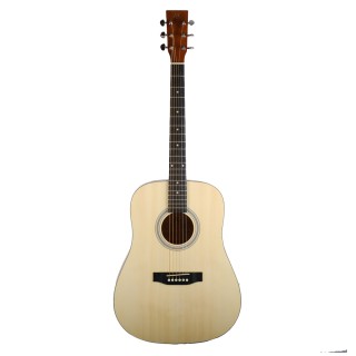 [Outlet] SX SD204 Dreadnought Akustik Gitar (Natural)(ol 24-24084)