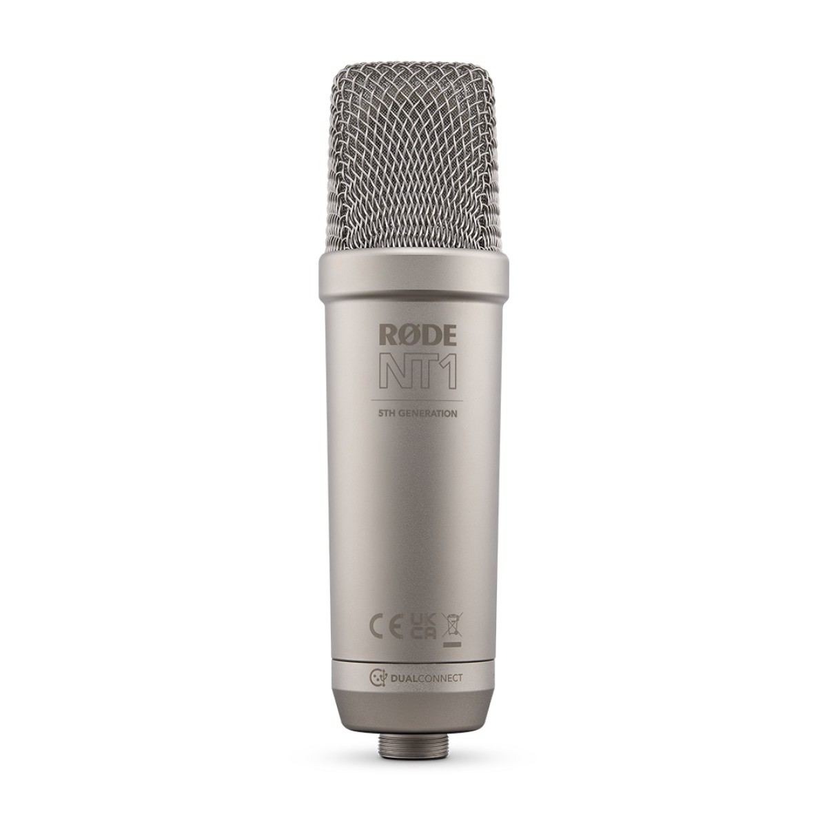 Rode NT1 5th Gen Stüdyo Condenser Mikrofonu (Gümüş)