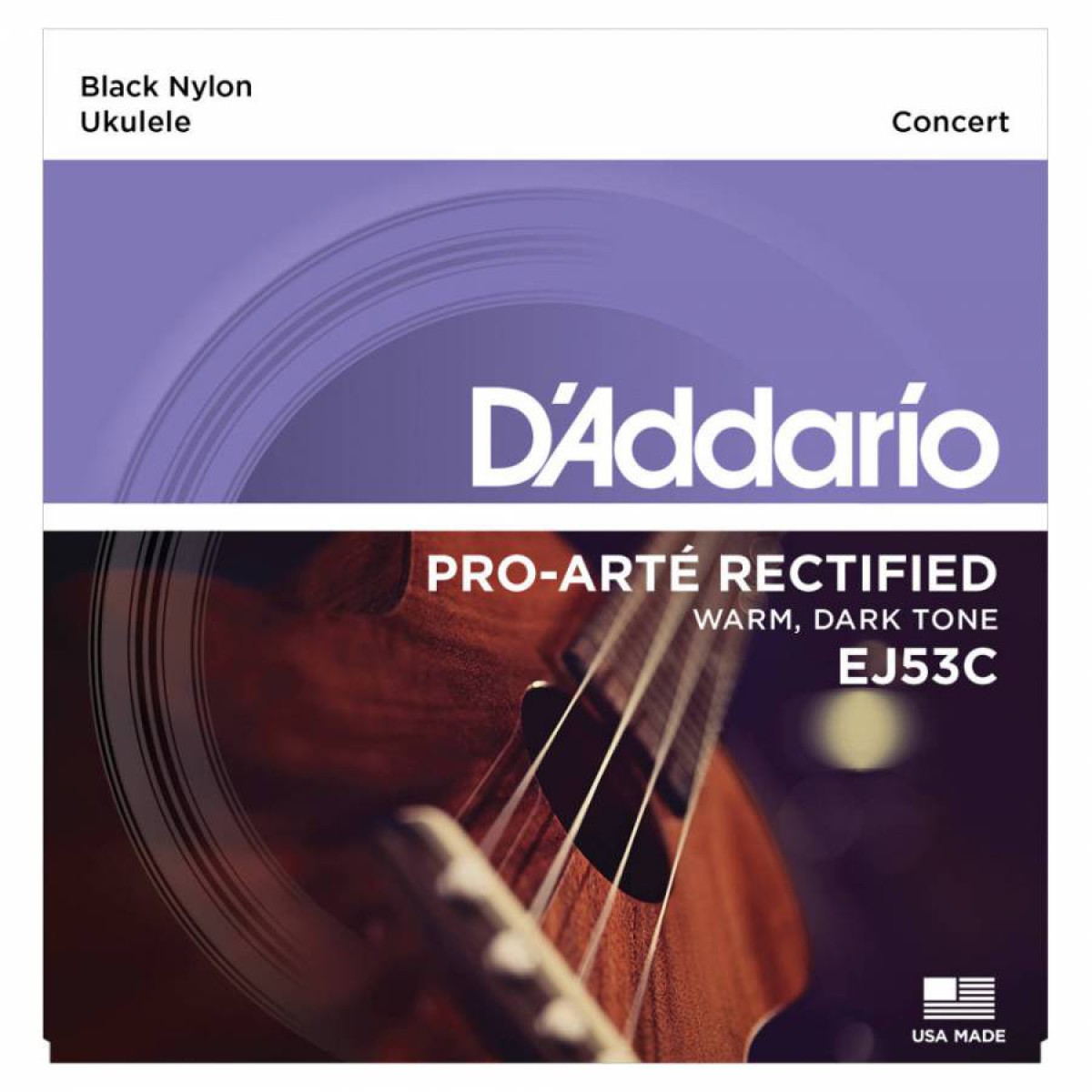 D'Addario EJ53C Pro-Arte Concert Ukulele Teli D'Addario EJ53C Pro-Arte Concert Ukulele Teli