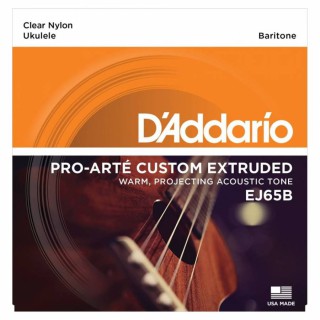 D'Addario EJ65B Pro-Arte Baritone Ukulele Teli D'Addario EJ65B Pro-Arte Baritone Ukulele Teli