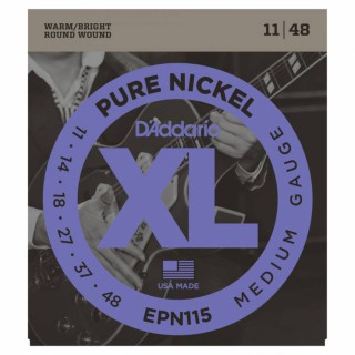 D'Addario EPN115 Pure Nickel Elektro Gitar Teli (11-48)