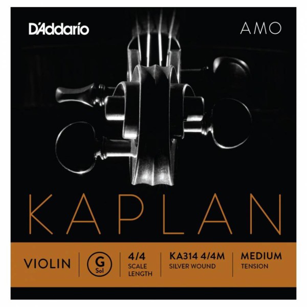 D'Addario KA314 4/4M Kaplan Amo Keman Teli (G)