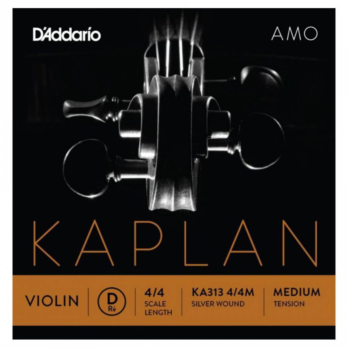 D'Addario KA313 4/4M Kaplan Amo Keman Teli (D)