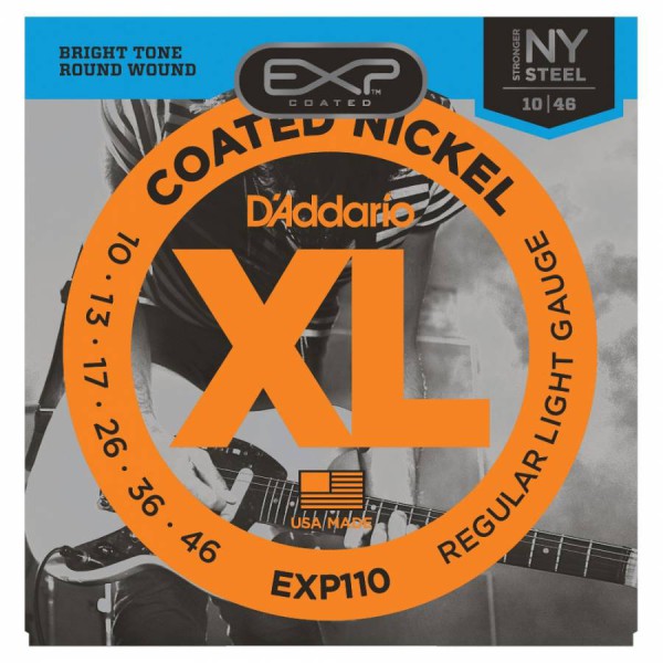D'Addario EXP110 Elektro Gitar Teli (10-46)