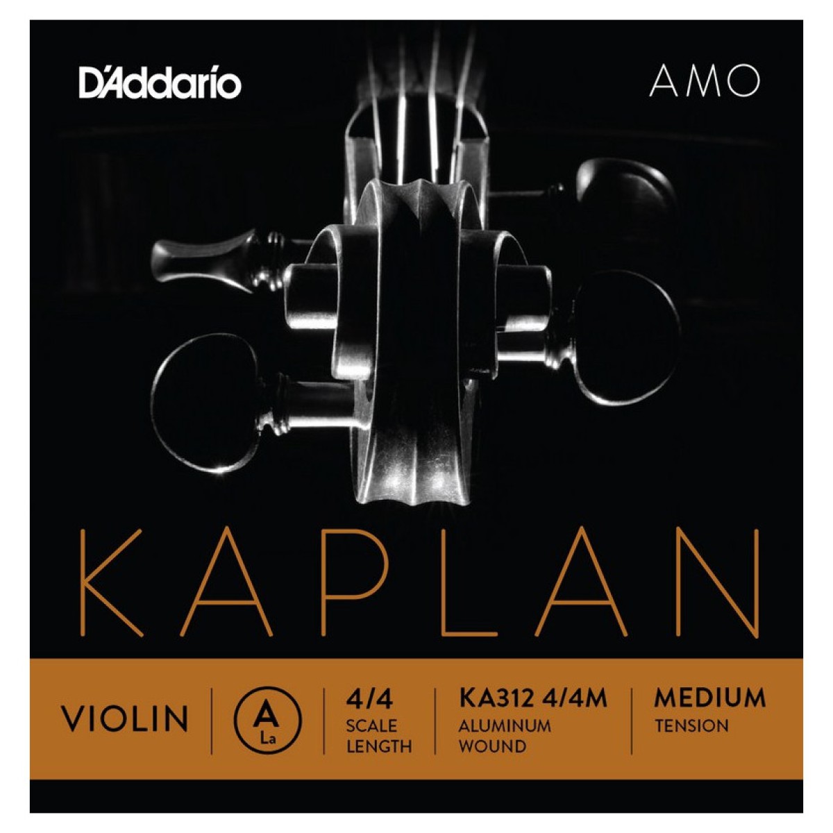 D'Addario KA312 4/4M Kaplan Amo Keman Teli (A)