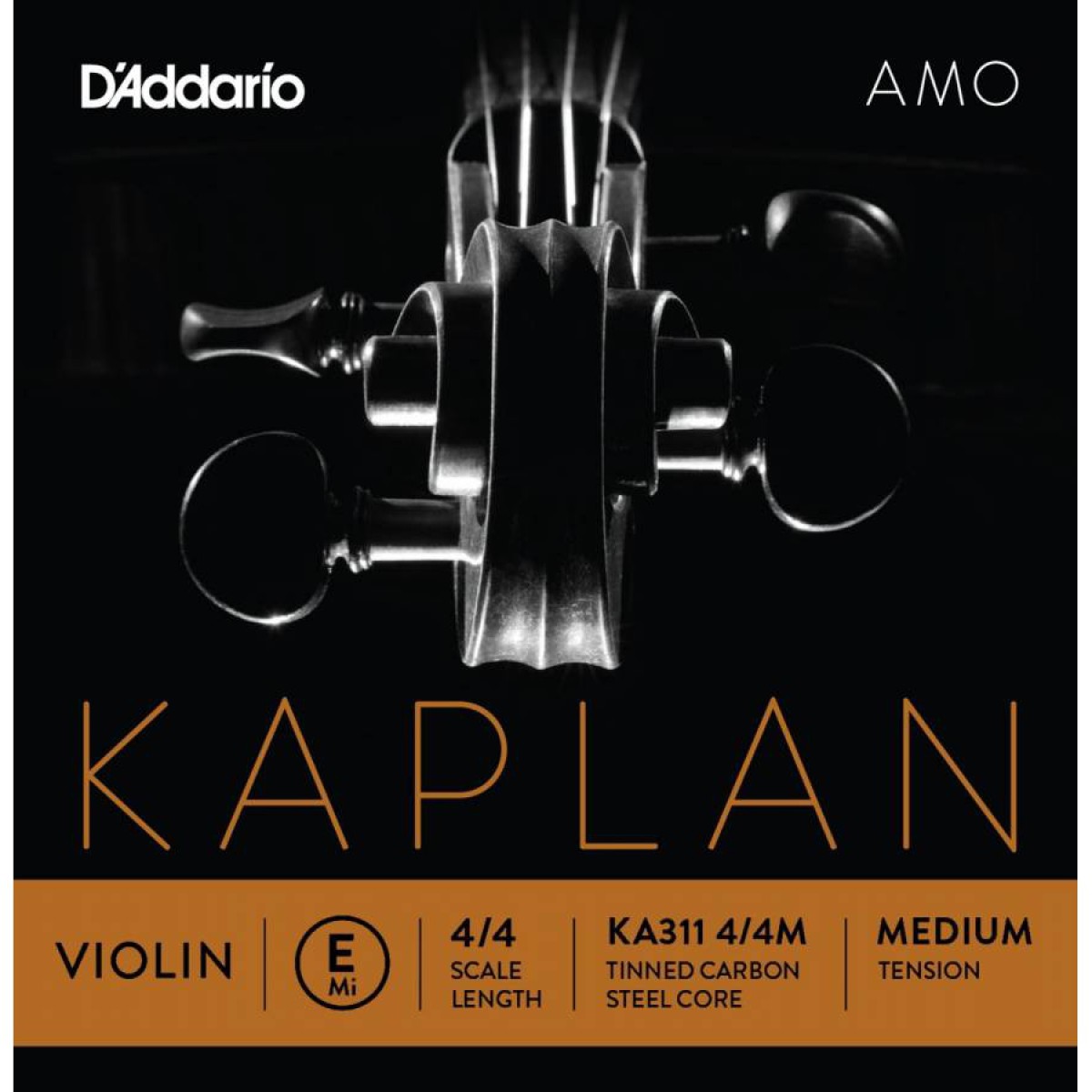 D'Addario KA311 4/4M Kaplan Amo Keman Teli (E)