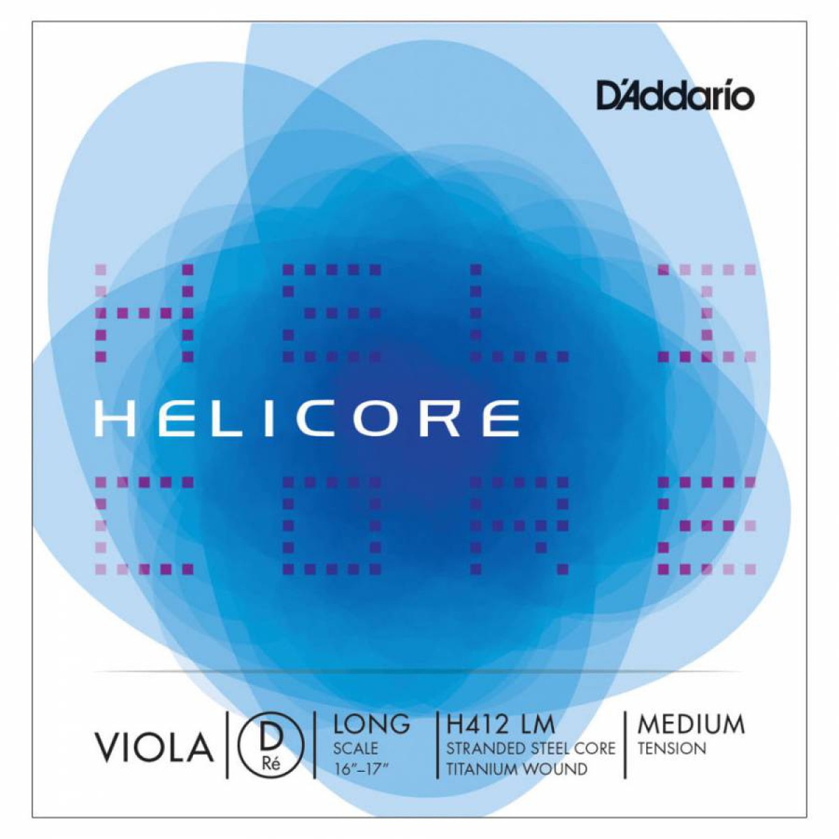 D'Addario H412 LM Helicore D Viyola Teli (Re)