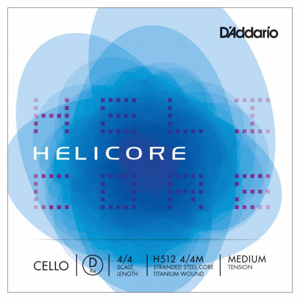 D'Addario H512 4/4M Helicore D Çello Teli (Re)