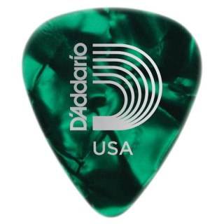 D'Addario Celluloid Green Pearl Light Pena D'Addario Celluloid Green Pearl Light Pena
