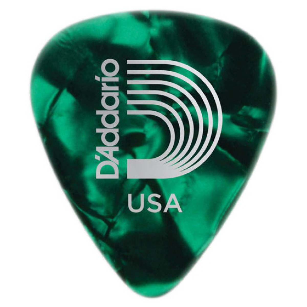 D'Addario Celluloid Green Pearl Heavy Pena D'Addario Celluloid Green Pearl Heavy Pena