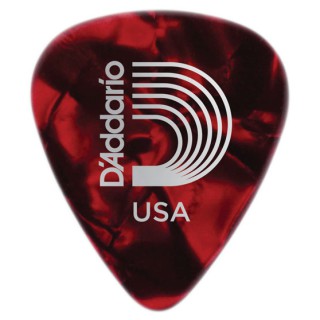 D'Addario Celluloid Red Pearl Heavy Pena D'Addario Celluloid Red Pearl Heavy Pena