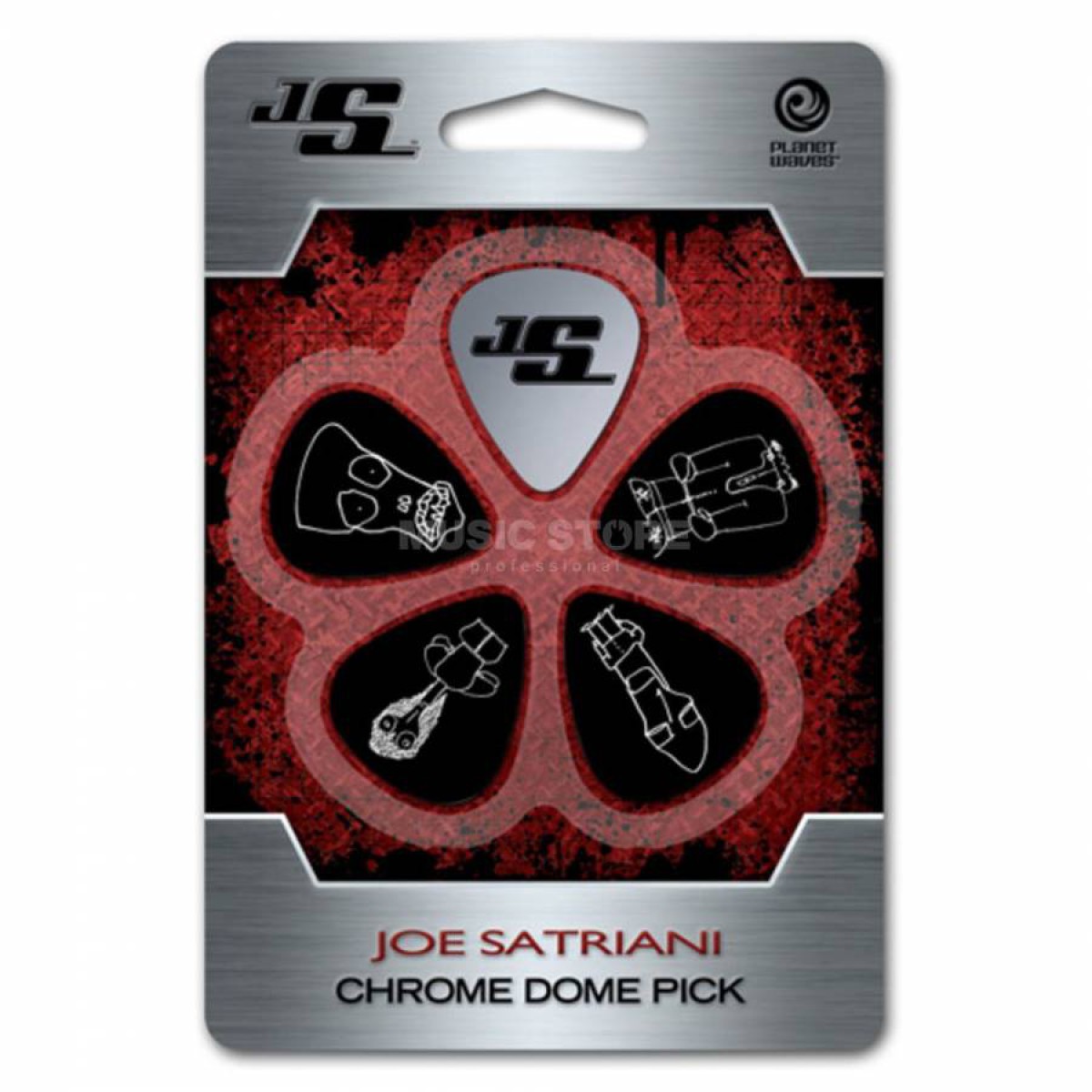Planet Waves JSCD-01 Joe Satriani Chrome Dome Pena Seti