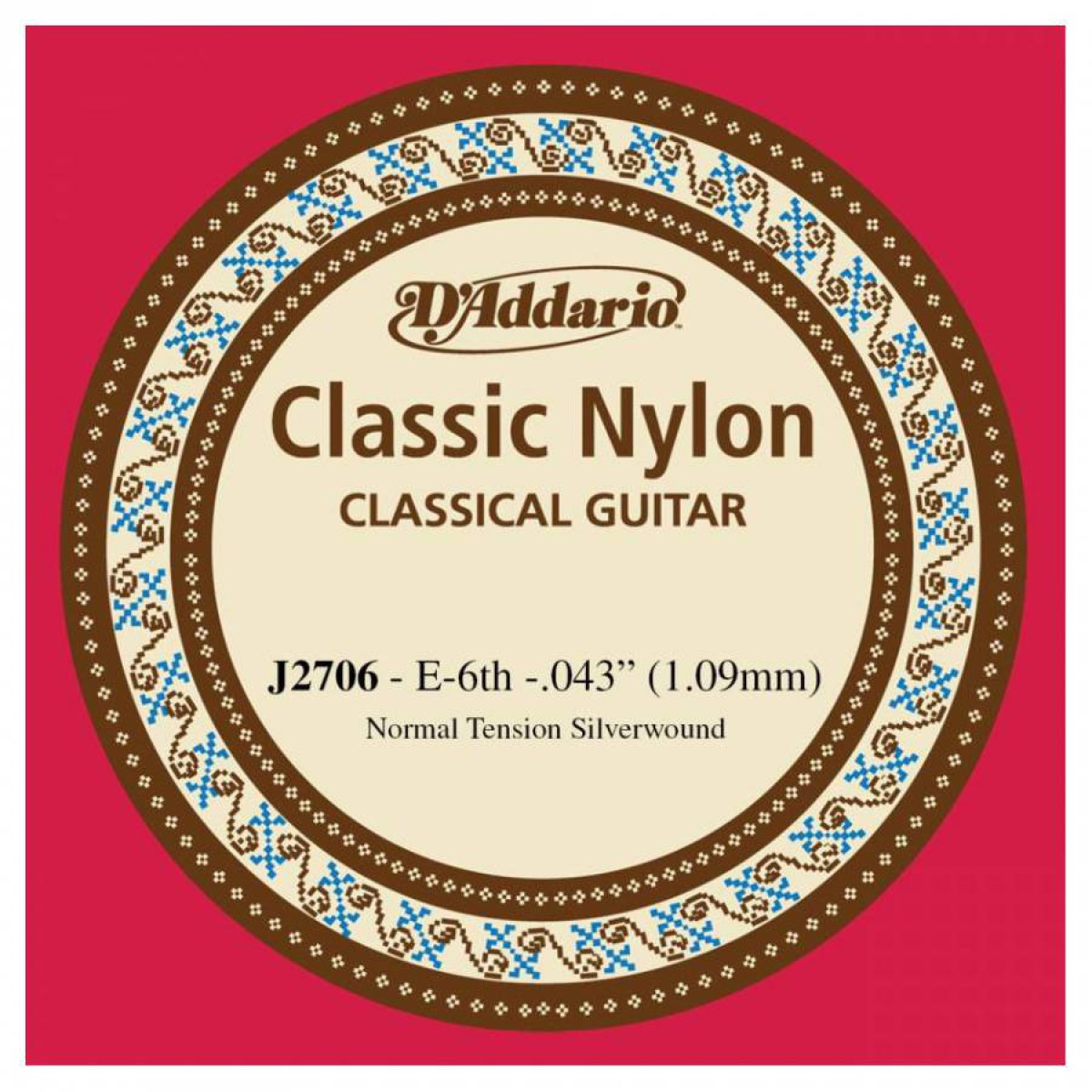 D'Addario J2706 Normal Tension Tek Klasik Gitar Teli (E)