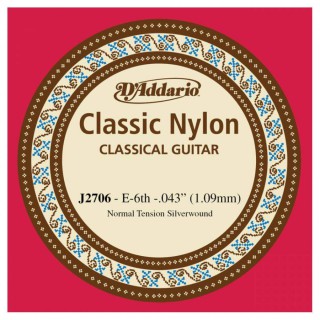 D'Addario J2706 Normal Tension Tek Klasik Gitar Teli (E)