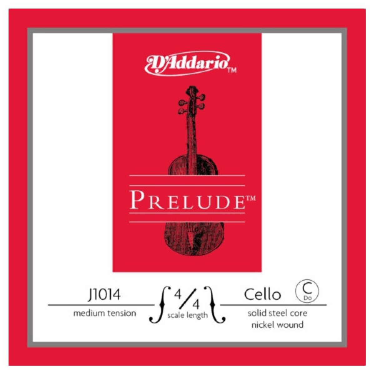 D'Addario J1014 4/4M Prelude C Çello Teli (Do)