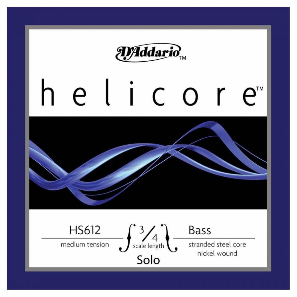 D'Addario HS612 3/4M Helicore Solo E Kontrabas Teli (Mi)
