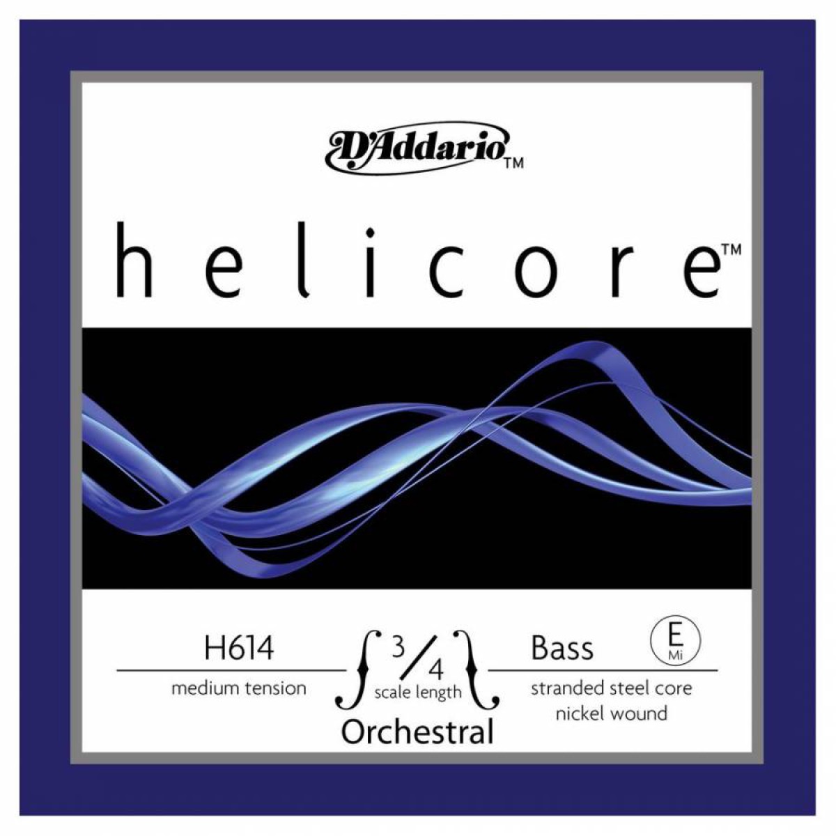 D'Addario H614 3/4M Helicore E Kontrabas Teli (Mi) D'Addario H614 3/4M Helicore E Kontrabas Teli (Mi)