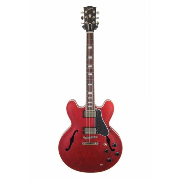 Gibson ES-335 Satin Elektro Gitar (Faded Cherry)