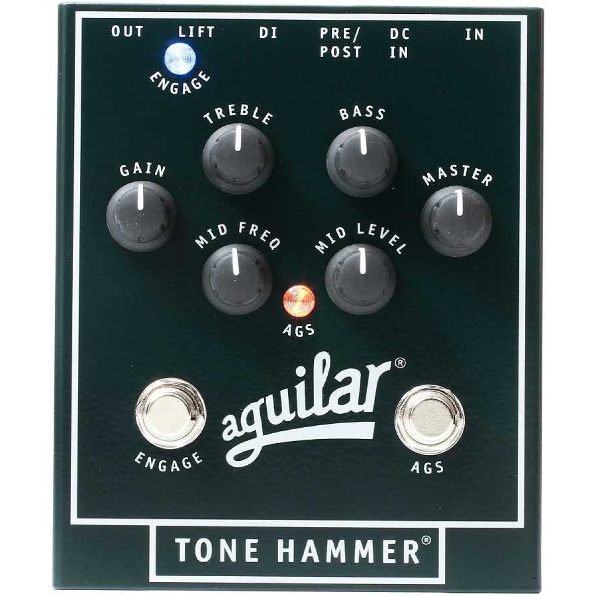 Aguilar Tone Hammer Bas Preamp Direct Box Pedalı