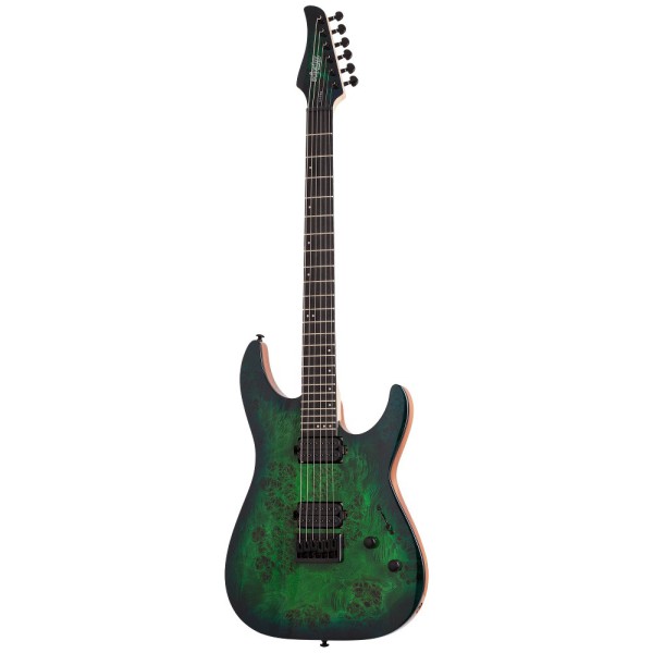 Schecter C-6 Pro Elektro Gitar (Aqua Burst)