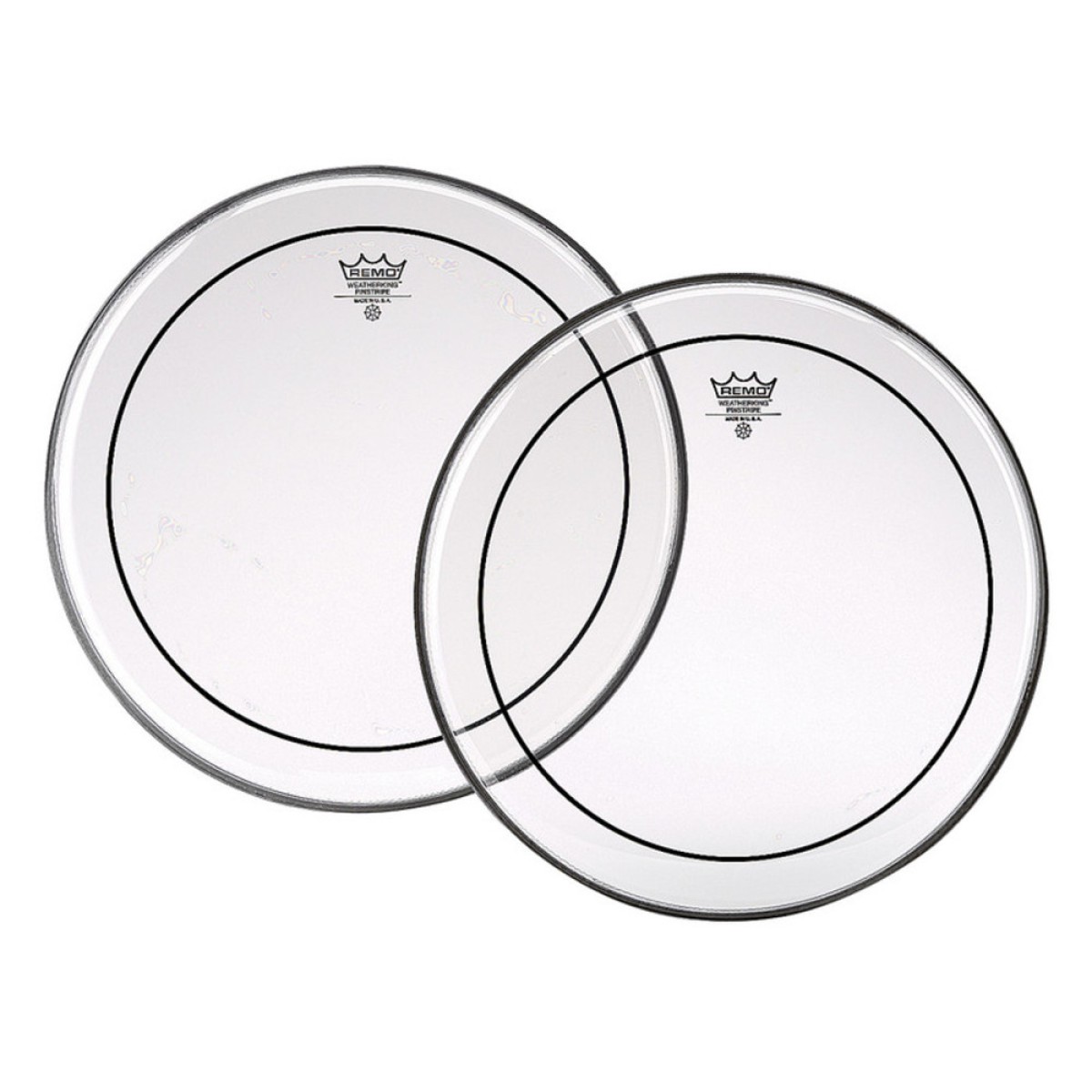 Remo PS-0320-00 Batter Pinstripe Clear 20'' Kick Derisi