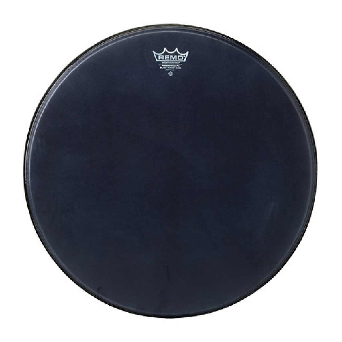 Remo Powerstroke P3 Black Suede 22'' Kick Derisi