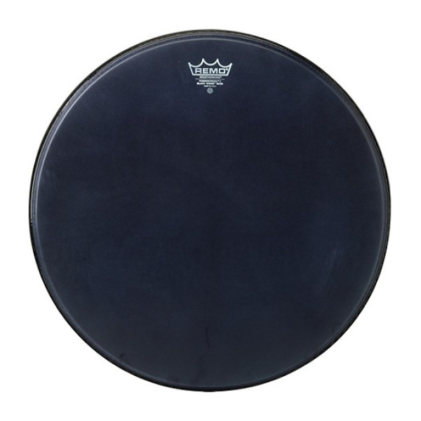 Remo Powerstroke P3 Black Suede 22'' Kick Derisi