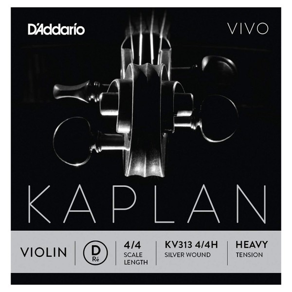 D'Addario Kaplan Vivo 4/4 D Keman Teli (Re)