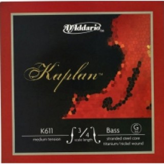 Daddario K611 3/4M Kaplan Bas G Kontrabas Teli (Sol) Daddario K611 3/4M Kaplan Bas G Kontrabas Teli (Sol)