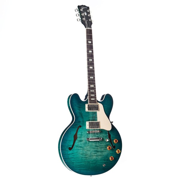 Gibson ES-335 Figured Elektro Gitar (Aquamarine)