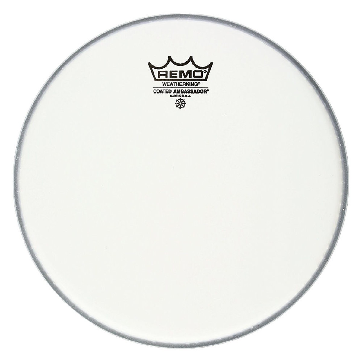Remo Ambassador Smooth White Coated 10 İnç Deri
