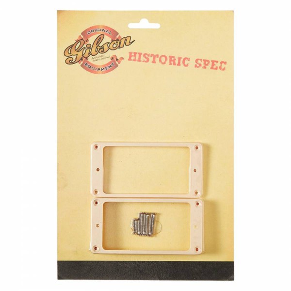 Gibson Historic Neck ve Bridge Humbucker Manyetik Çerçevesi (Krem)