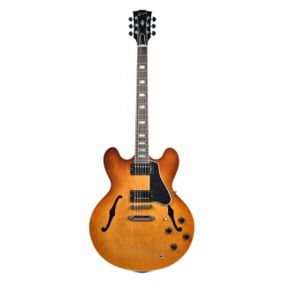 Gibson ES-335 Block Elektro Gitar (Faded Light Burst)