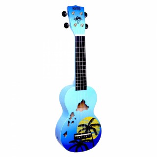 Mahalo Soprano Ukulele (Hawaii Blue Burst) Mahalo Soprano Ukulele (Hawaii Blue Burst)