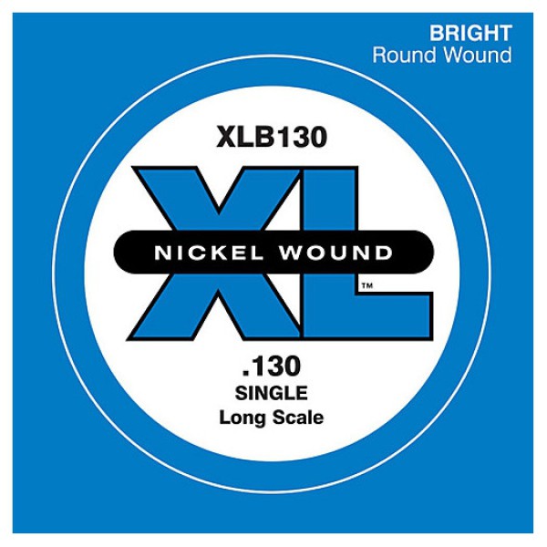 D'Addario XLB130 Tek Bas Gitar Teli (130)