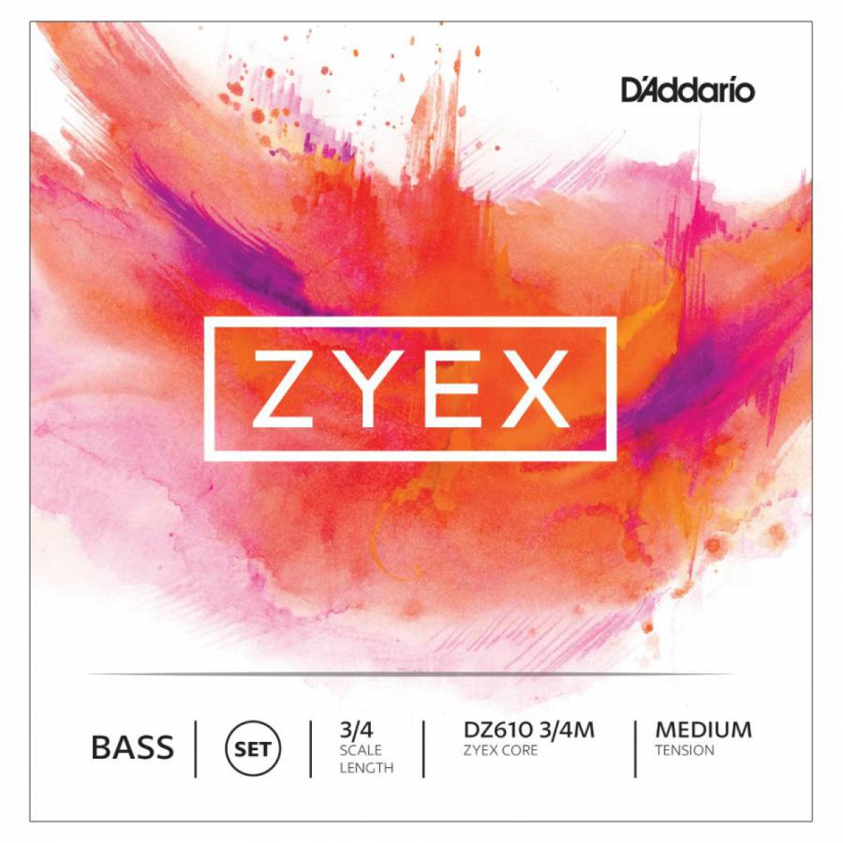D'Addario DZ610 3/4M Zyex Kontrabas Teli D'Addario DZ610 3/4M Zyex Kontrabas Teli