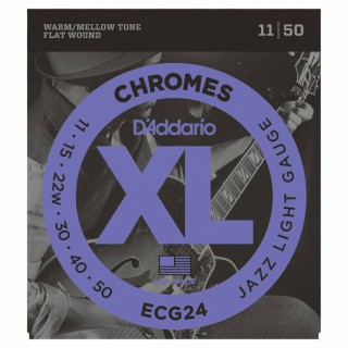 D'Addario ECG24 Chromes Elektro Gitar Teli (11-50)