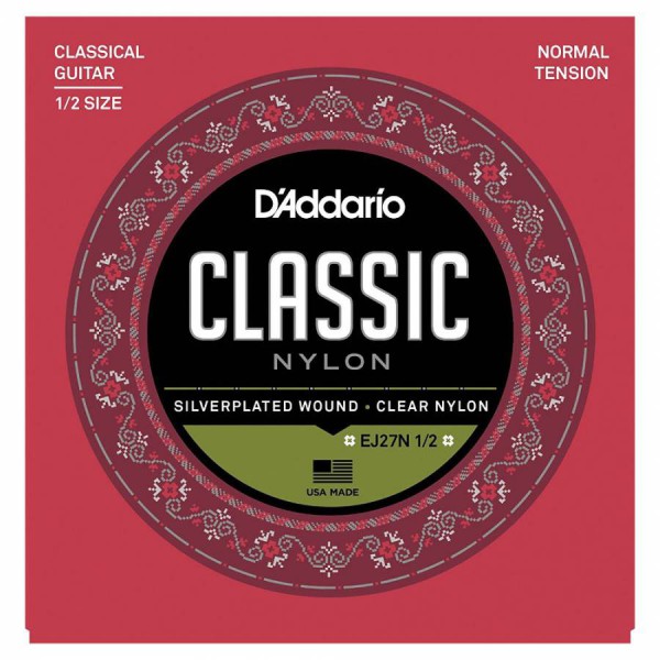 D'Addario EJ27N Normal Tension Klasik Gitar Teli ( 1/2 Boyut )