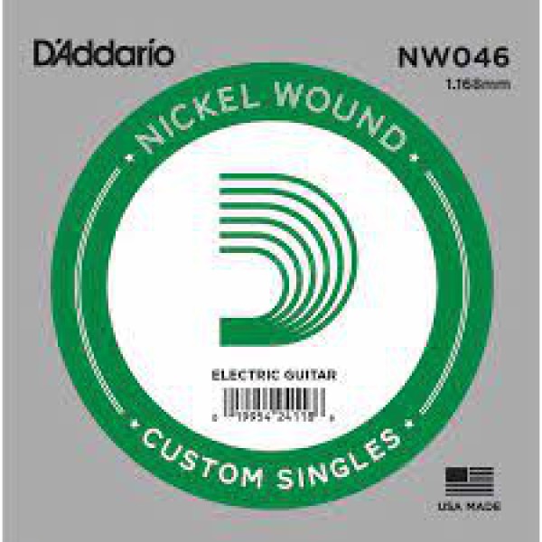 D'addario NW046 Nickel Wound Elektro Gitar Teli (.046)