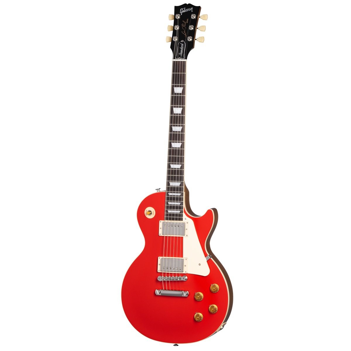 Gibson Les Paul Standard '50s Plain Top Elektro Gitar (Cardinal Red)