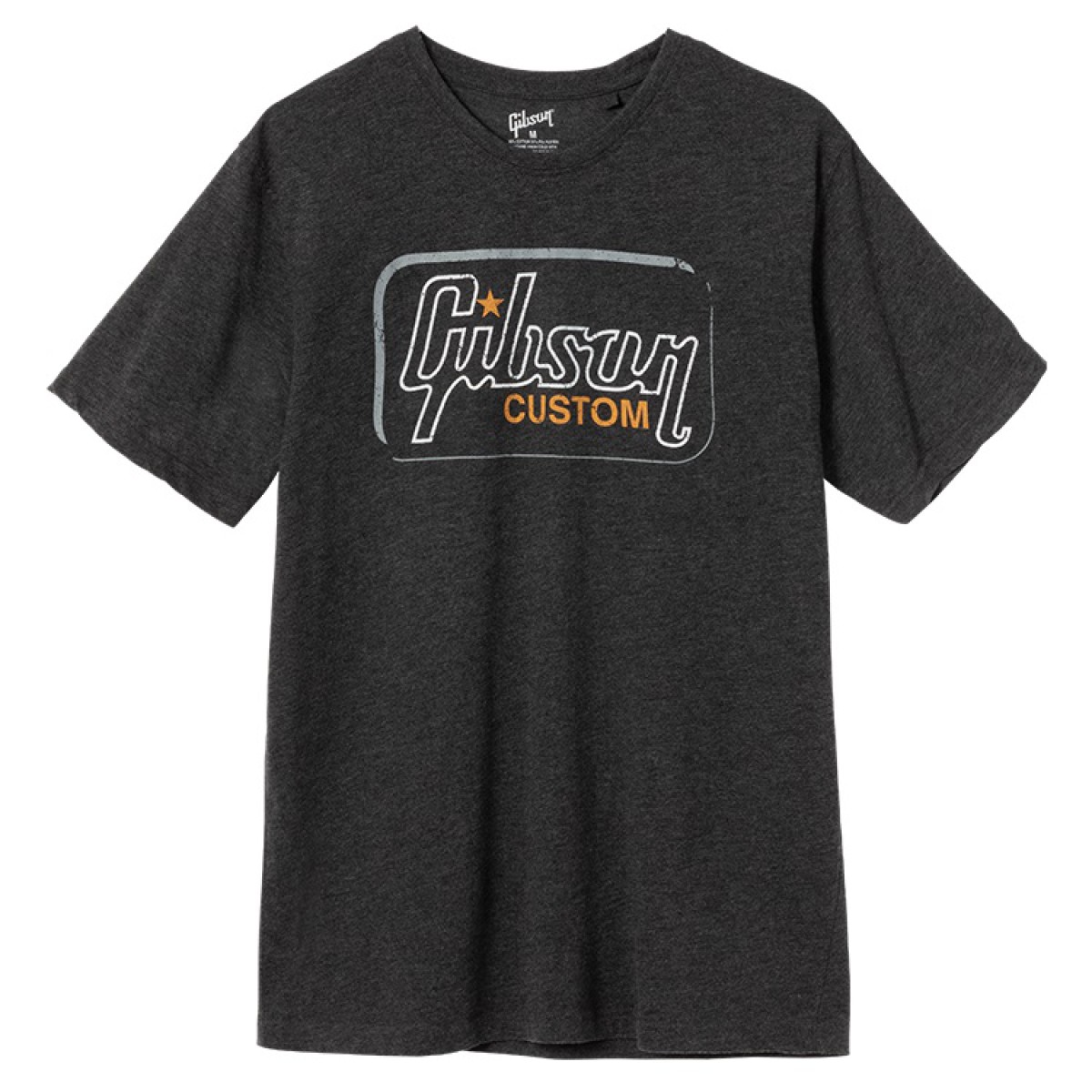 Gibson Custom Heathered Gray Tshirt (Large)