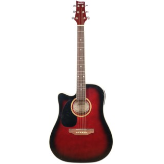 [Outlet] Ashton D25CEQLWRS Solak Elektro Akustik Gitar (OL 23-23142)