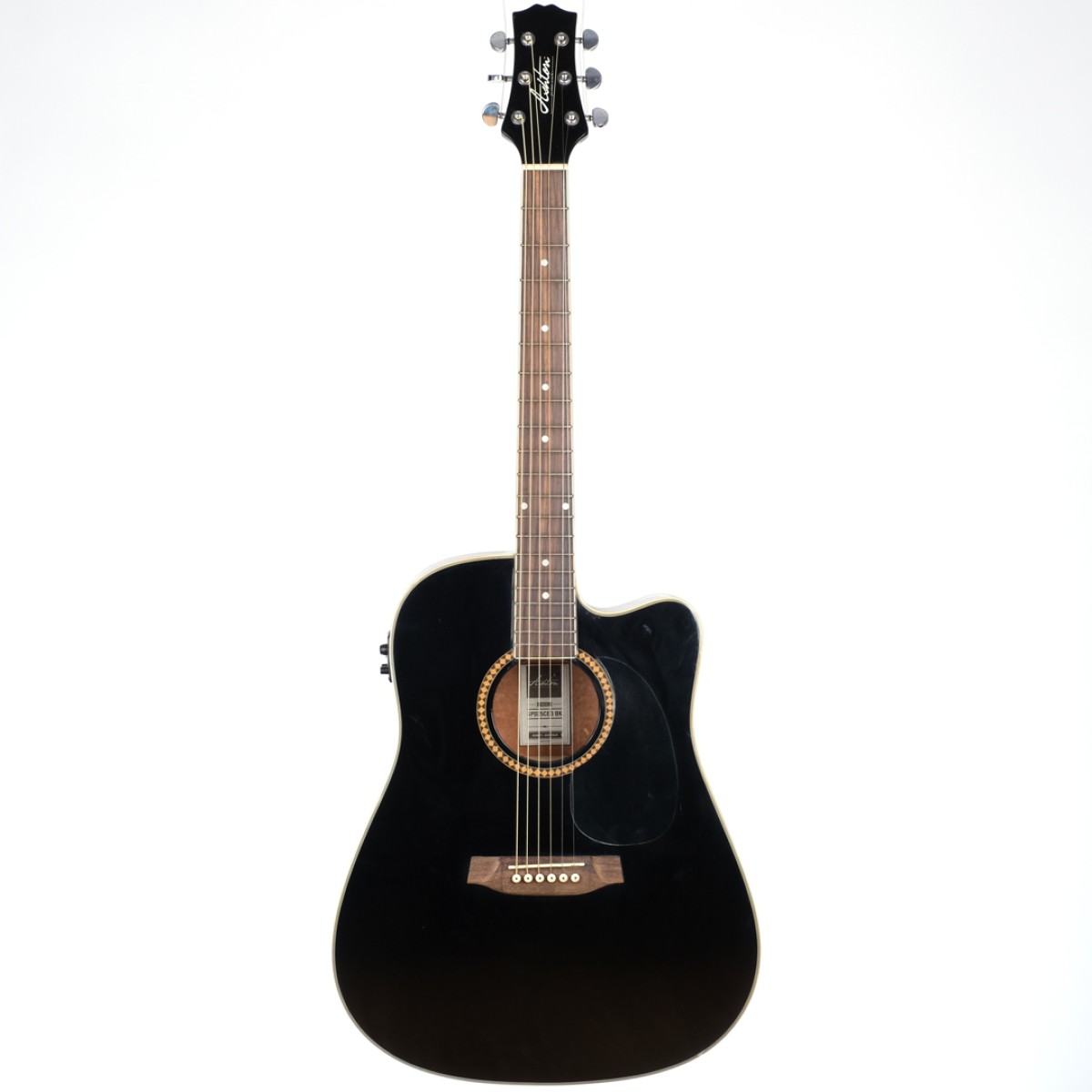 [Outlet] Ashton SPD25CEQ BK Elektro Akustik Gitar (OL 23-23141)